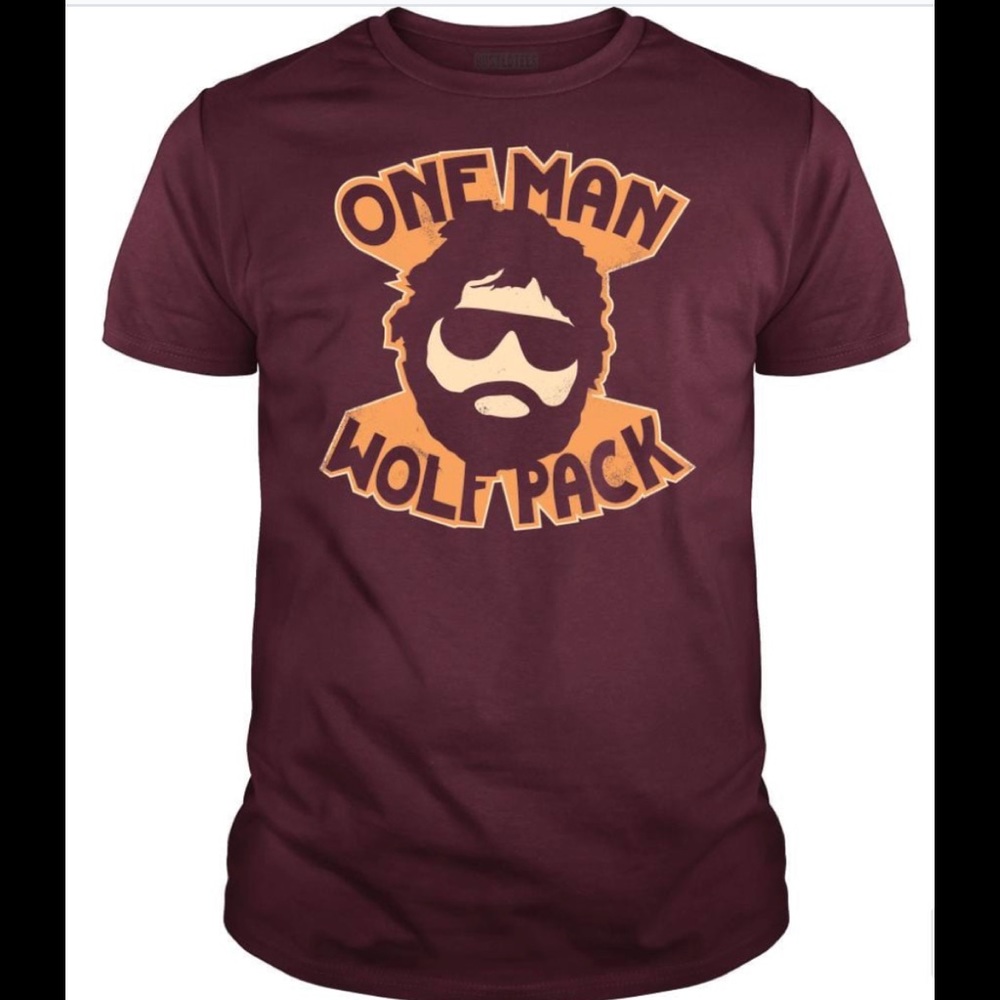 Bustedtees One Man Wolf Pack, sz M